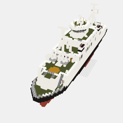 minecraft ship blueprints layer by layer